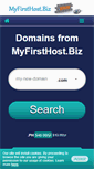 Mobile Screenshot of myfirsthost.biz